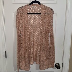 Maurices Women's Open Knit Cardigan - Tan